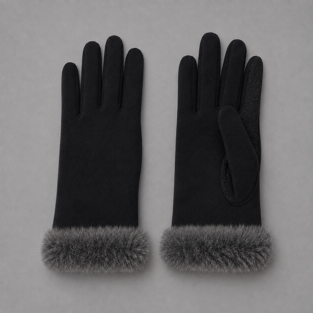 Guantes gris