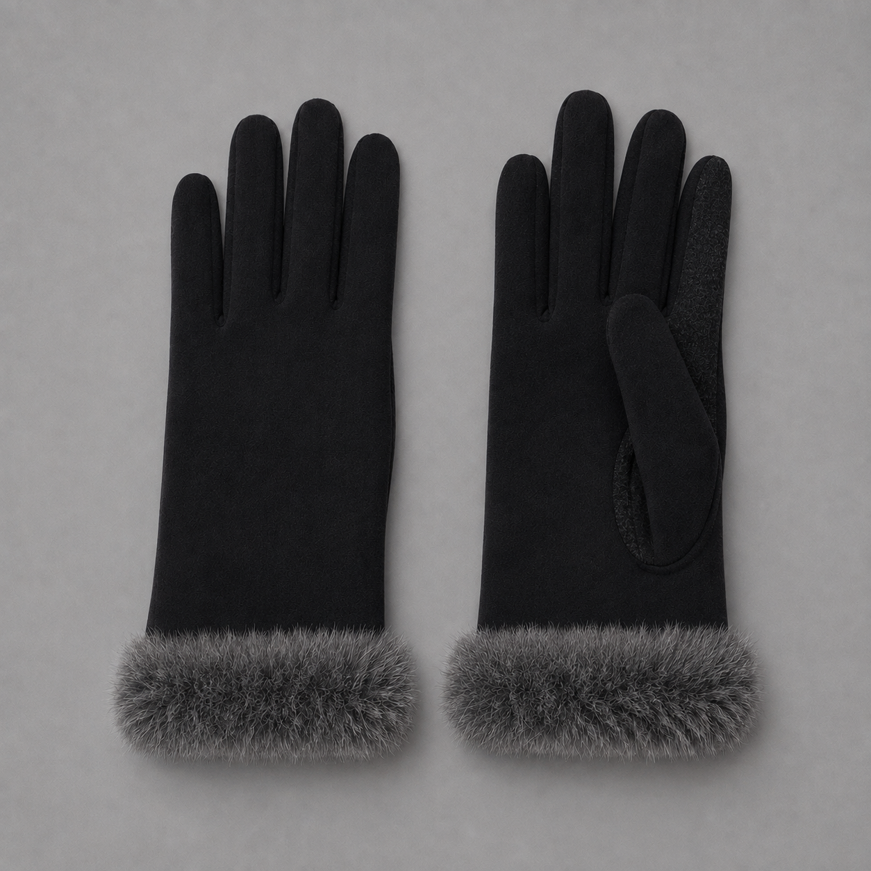 Guantes gris