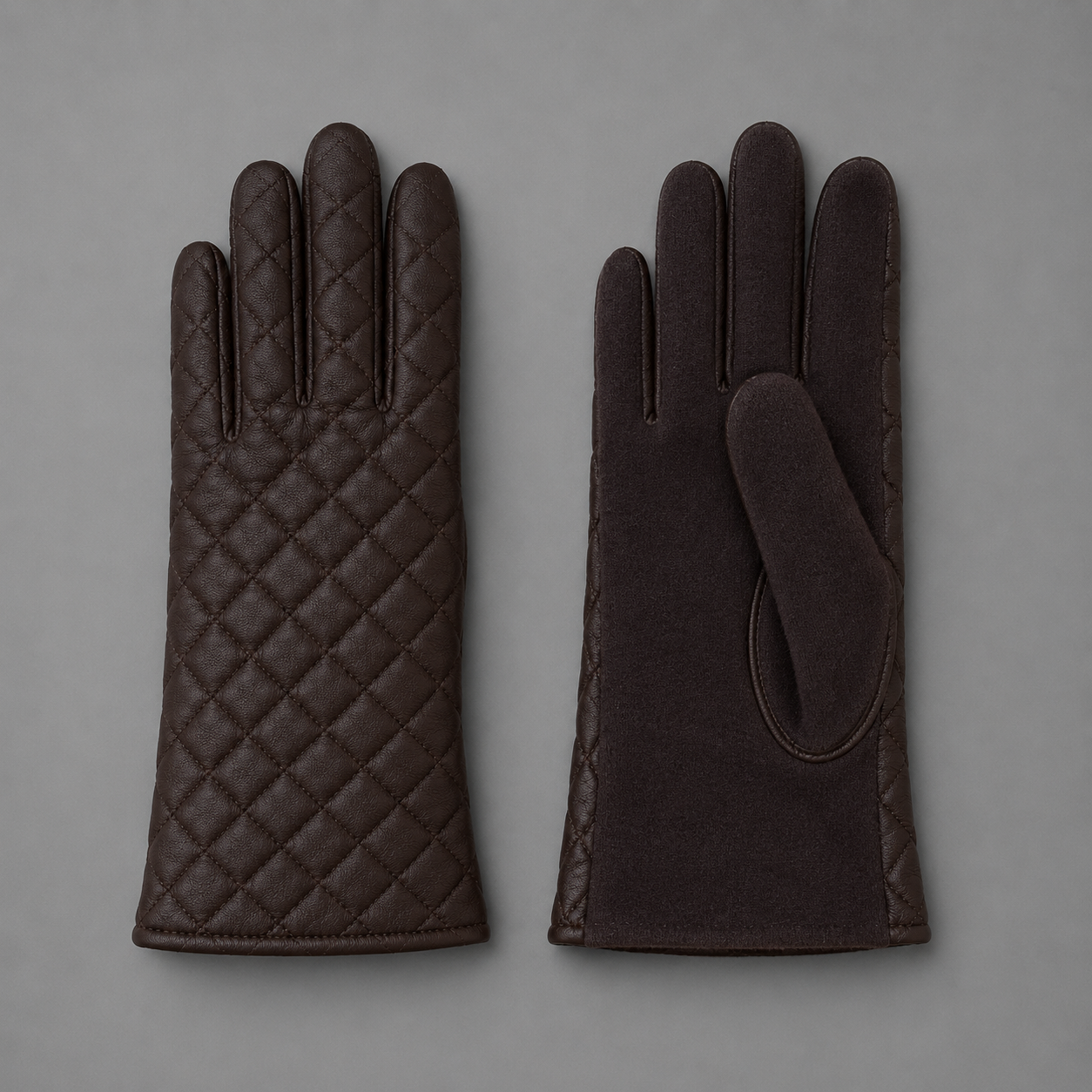 Guantes café