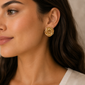 Aretes de Nudo Dorado