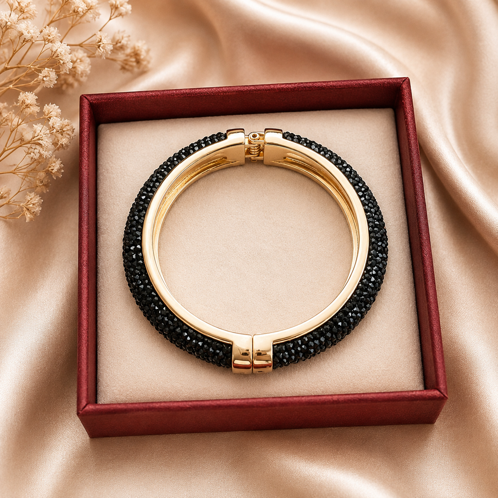 Pulsera Rígida Baño en Rodio