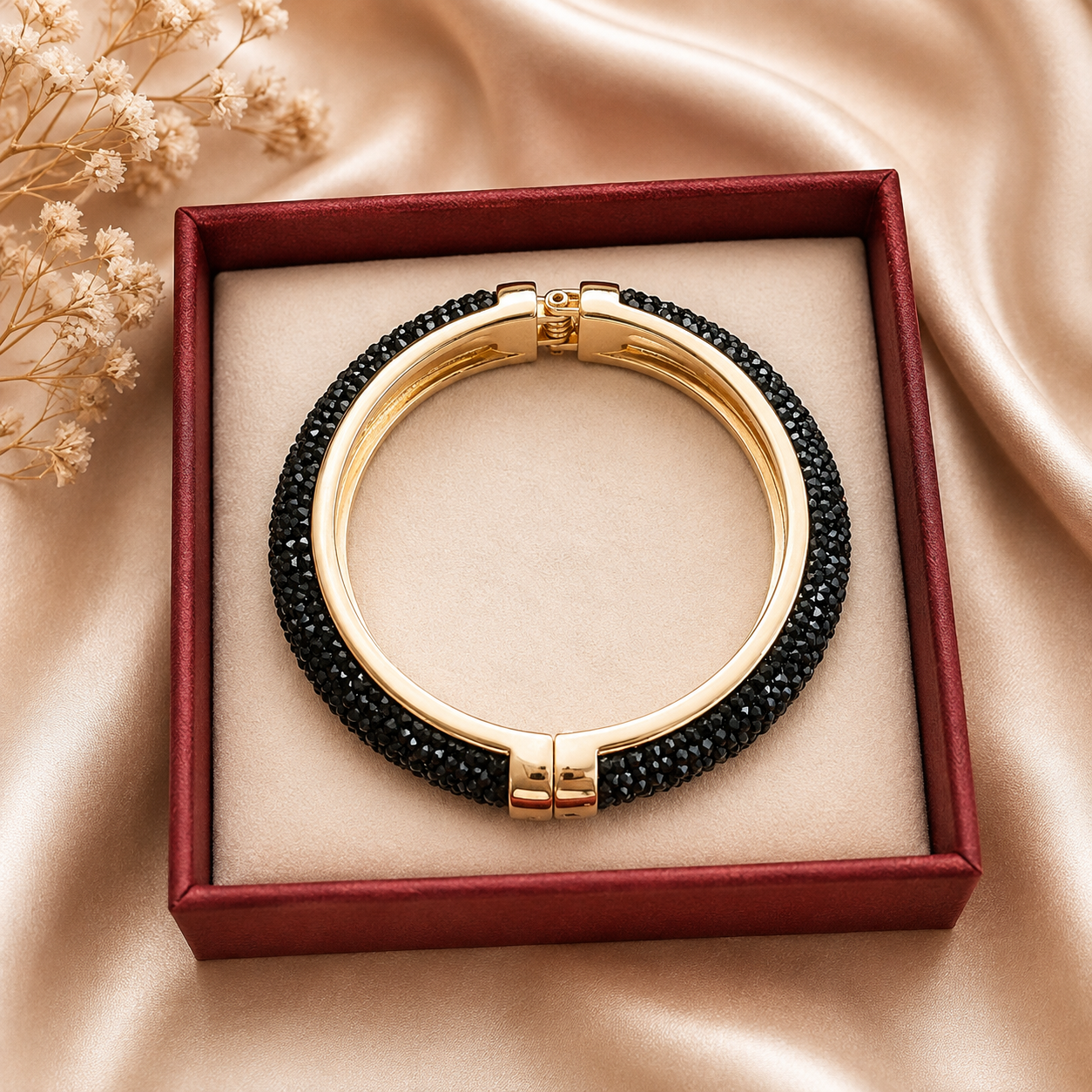 Pulsera Rígida Baño en Rodio