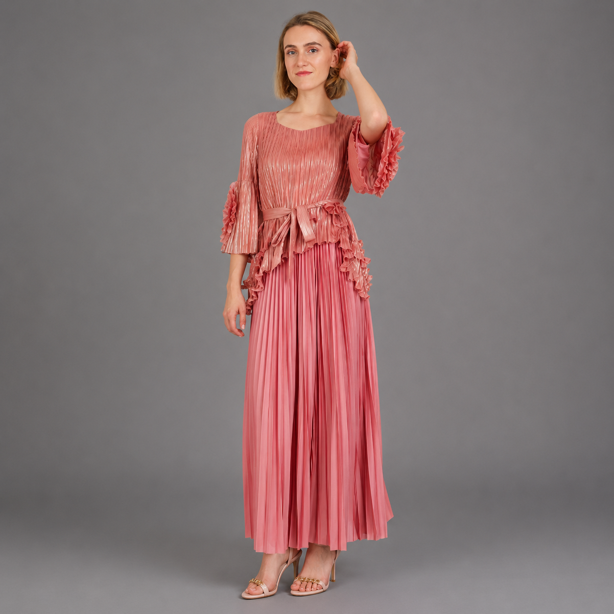 Conjunto con Enagua Elegante