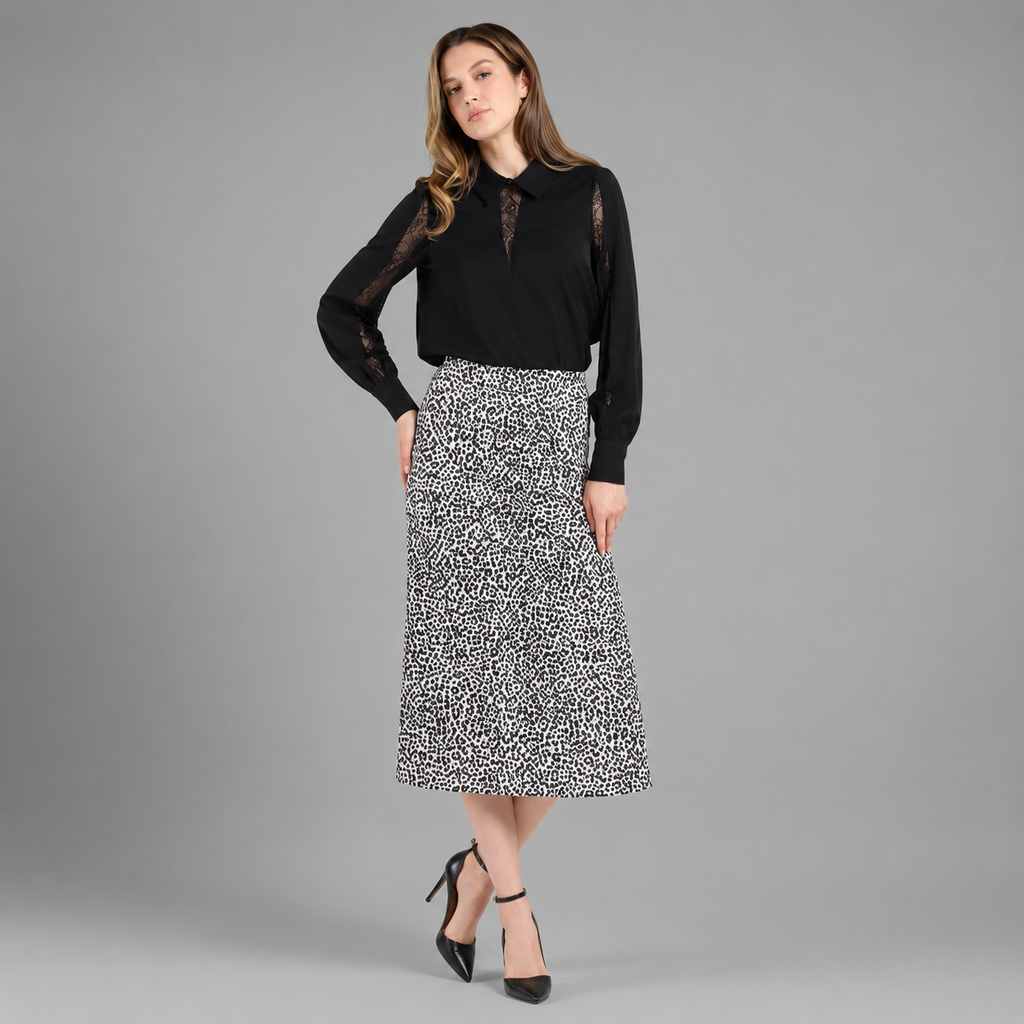 Enagua Animal Print Elegante