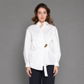 Blusa Blanca Premium con Detalles
