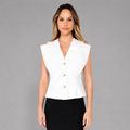 Blusa Blanca Elegante para Mujer