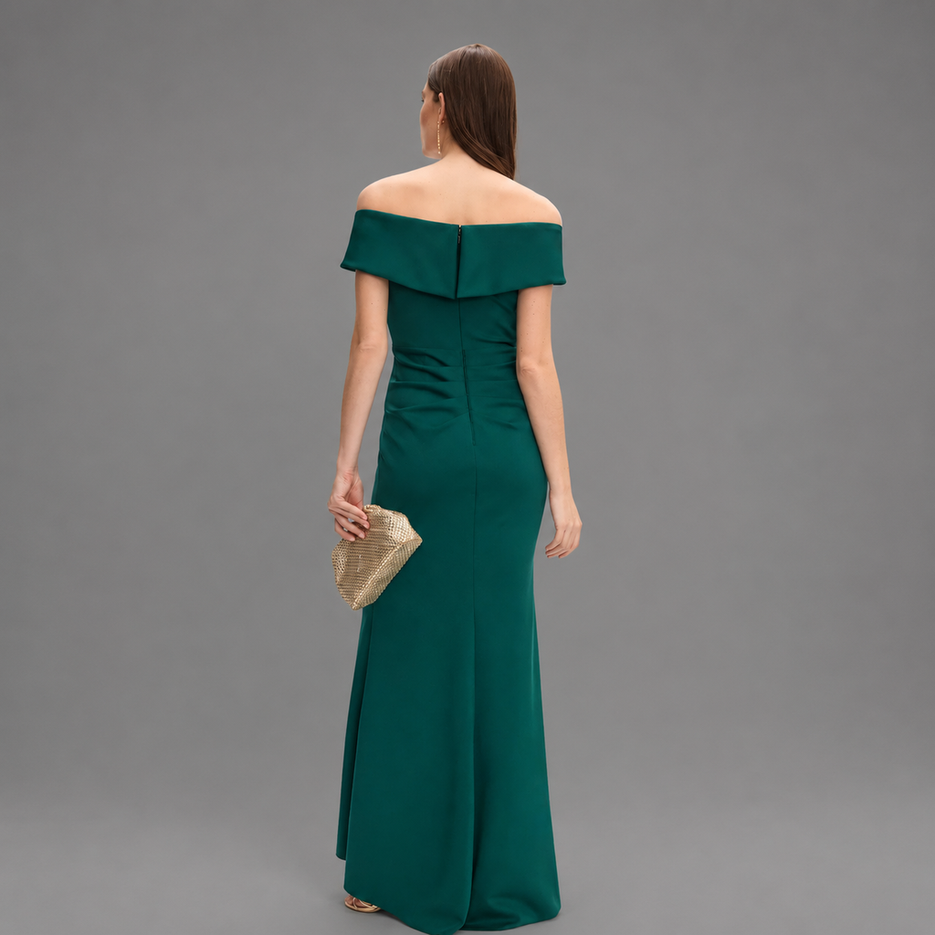 Vestido de Gala Verde Esmeralda