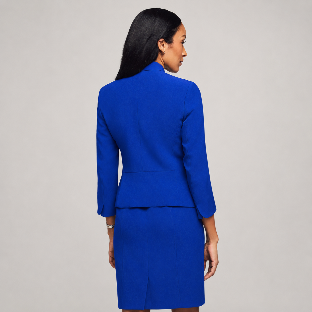 Conjunto ejecutivo con vestido
