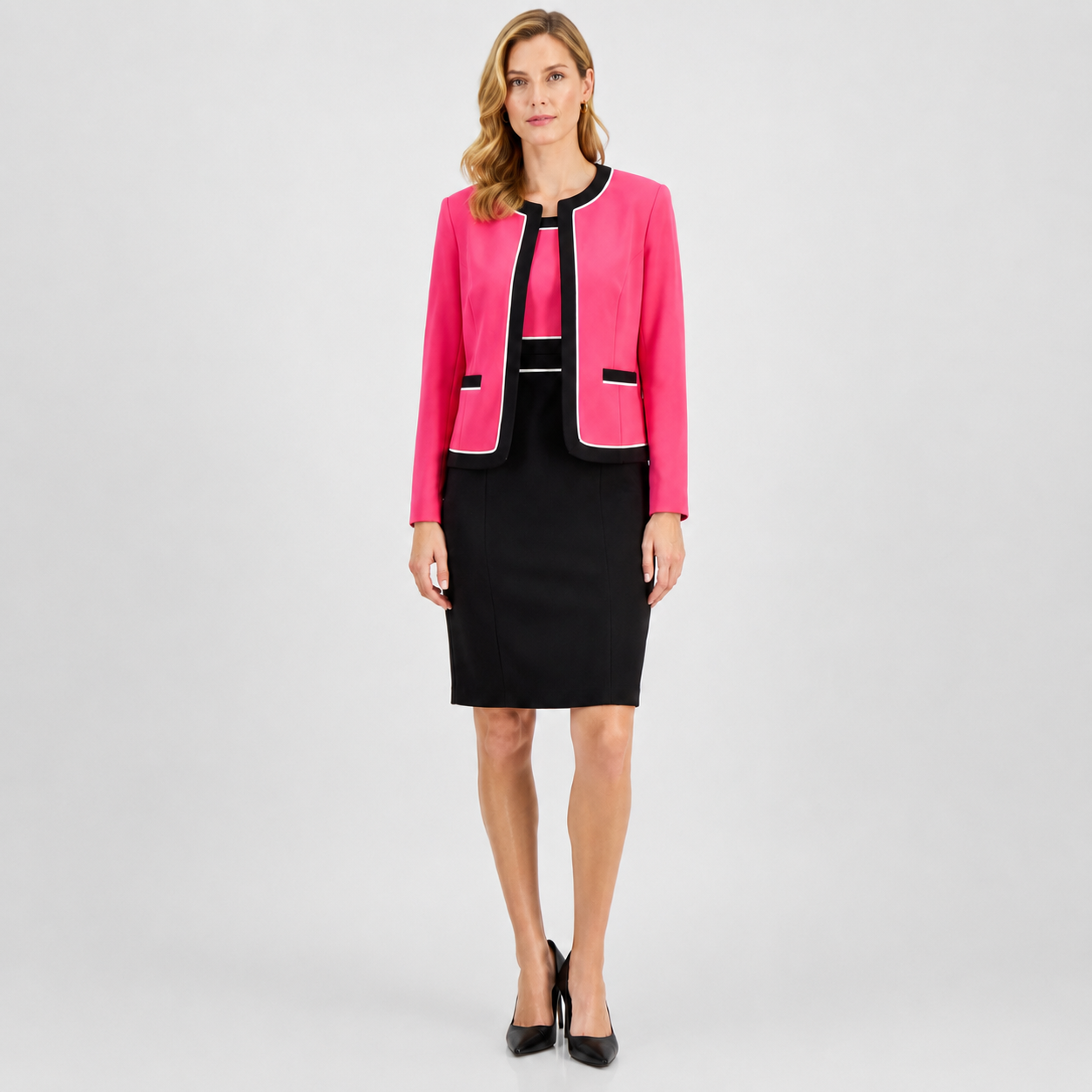 Conjunto de vestido y chaqueta