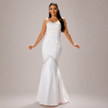 Vestido de Novia Sirena Minimalista Blanco