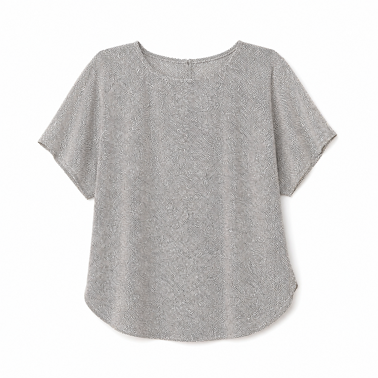Blusa Casual Gris Perla