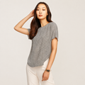 Blusa Casual Gris Perla