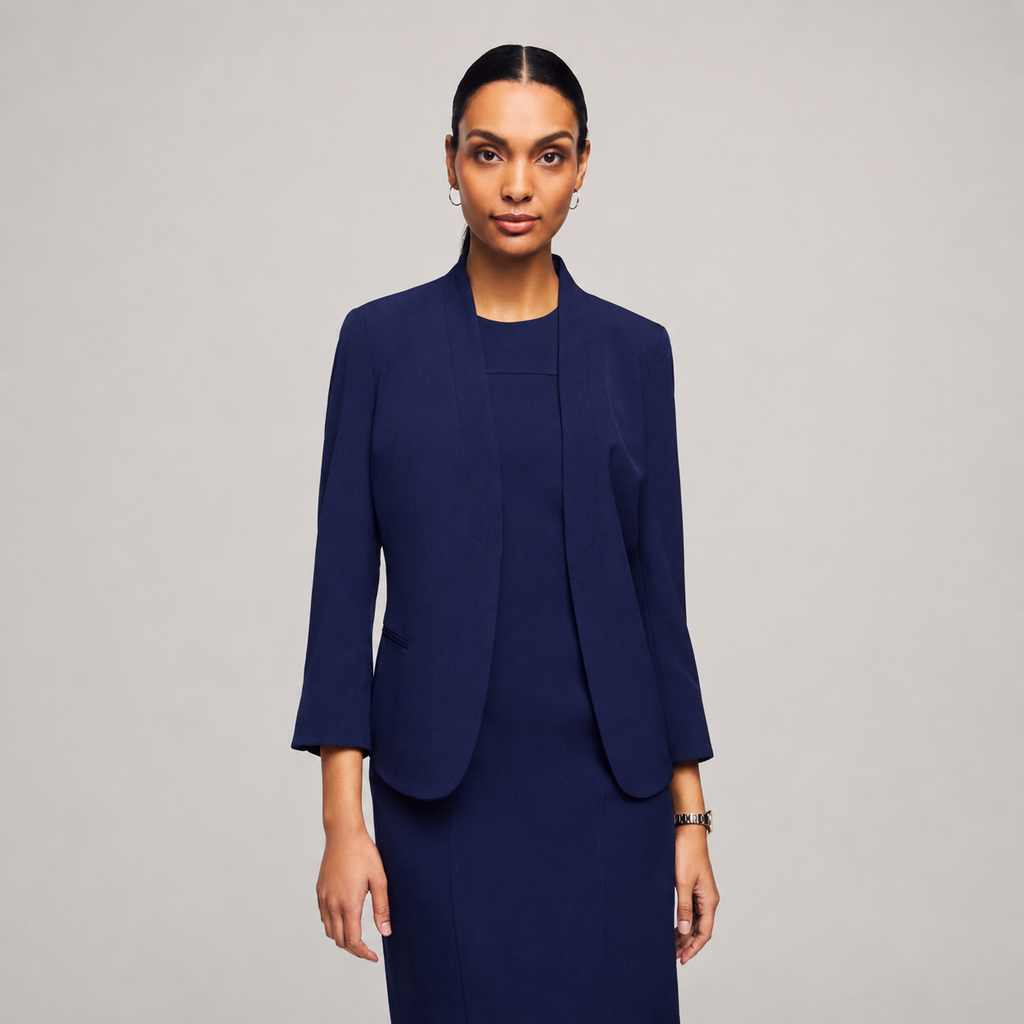 Conjunto ejecutivo con vestido
