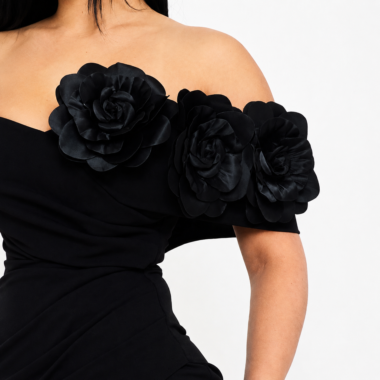 Vestido Largo de Fiesta en Negro