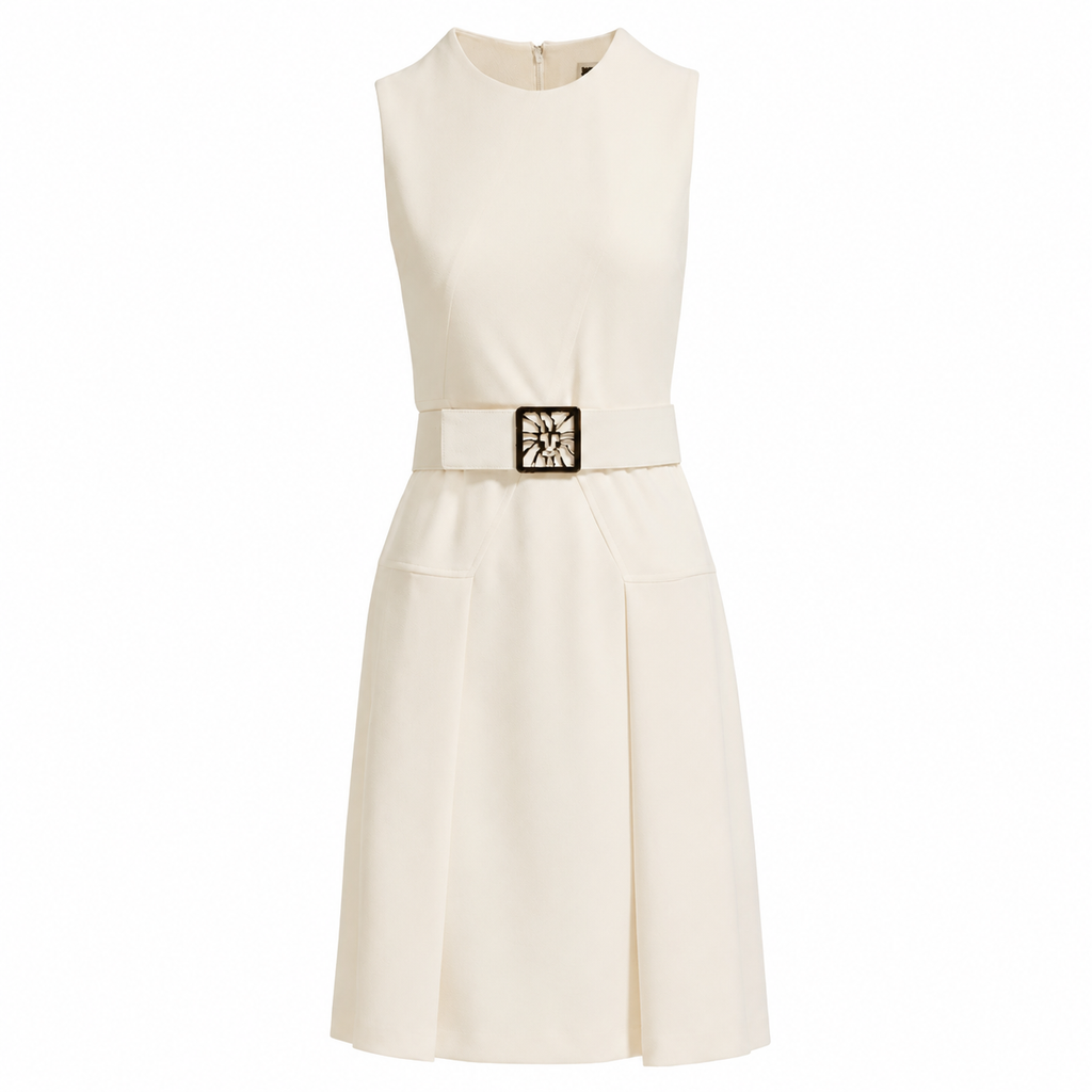 Vestido en color beige