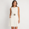 Vestido en color beige