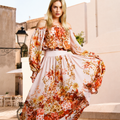 Conjunto de Enagua y Blusa Floral Boho