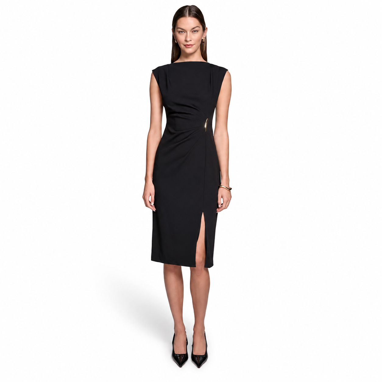 Vestido corto negro