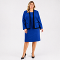 Conjunto ejecutivo con vestido