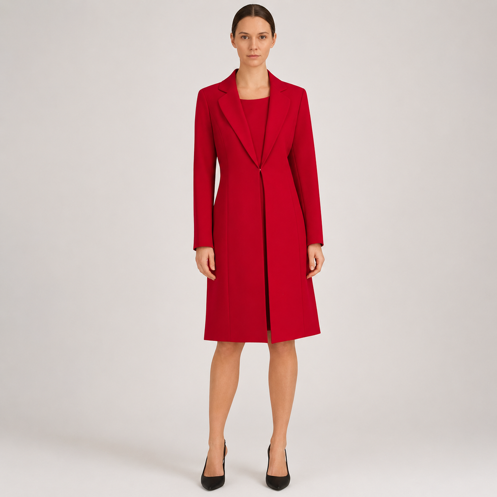 Conjunto ejecutivo con vestido