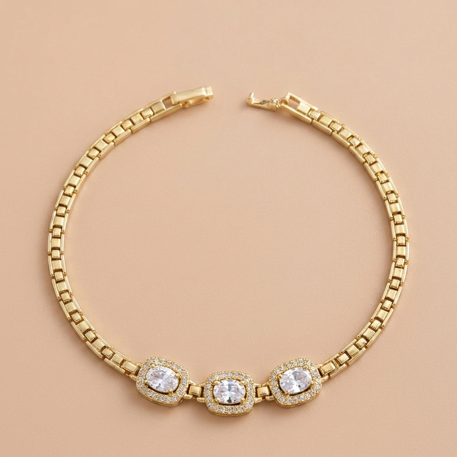 Pulsera en color dorado