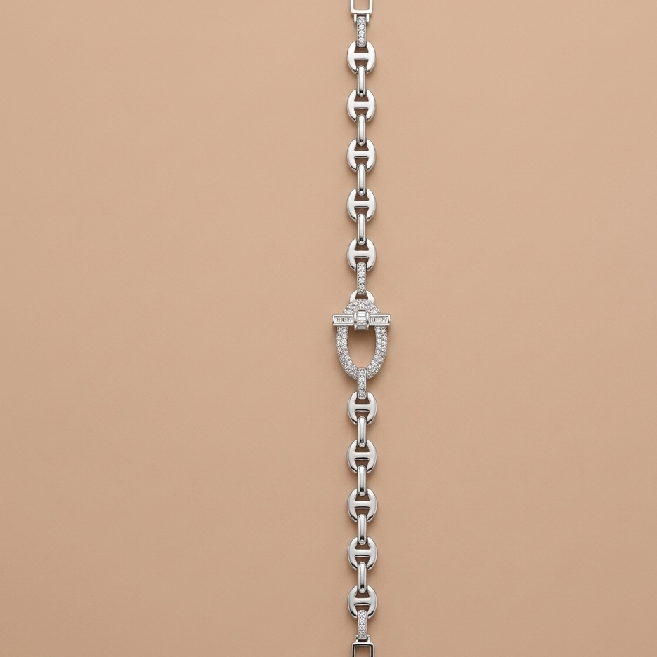 Pulsera plateada