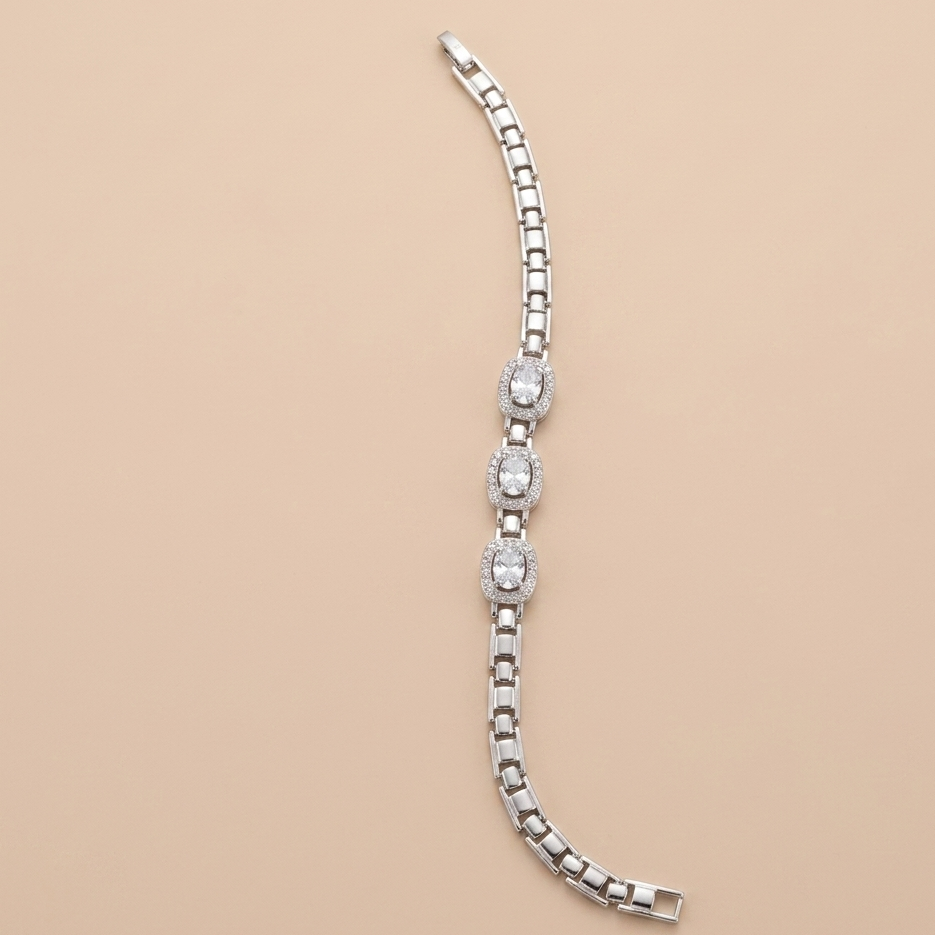 Pulsera plateada