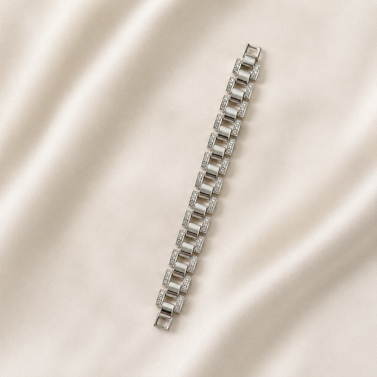 Pulsera plateada