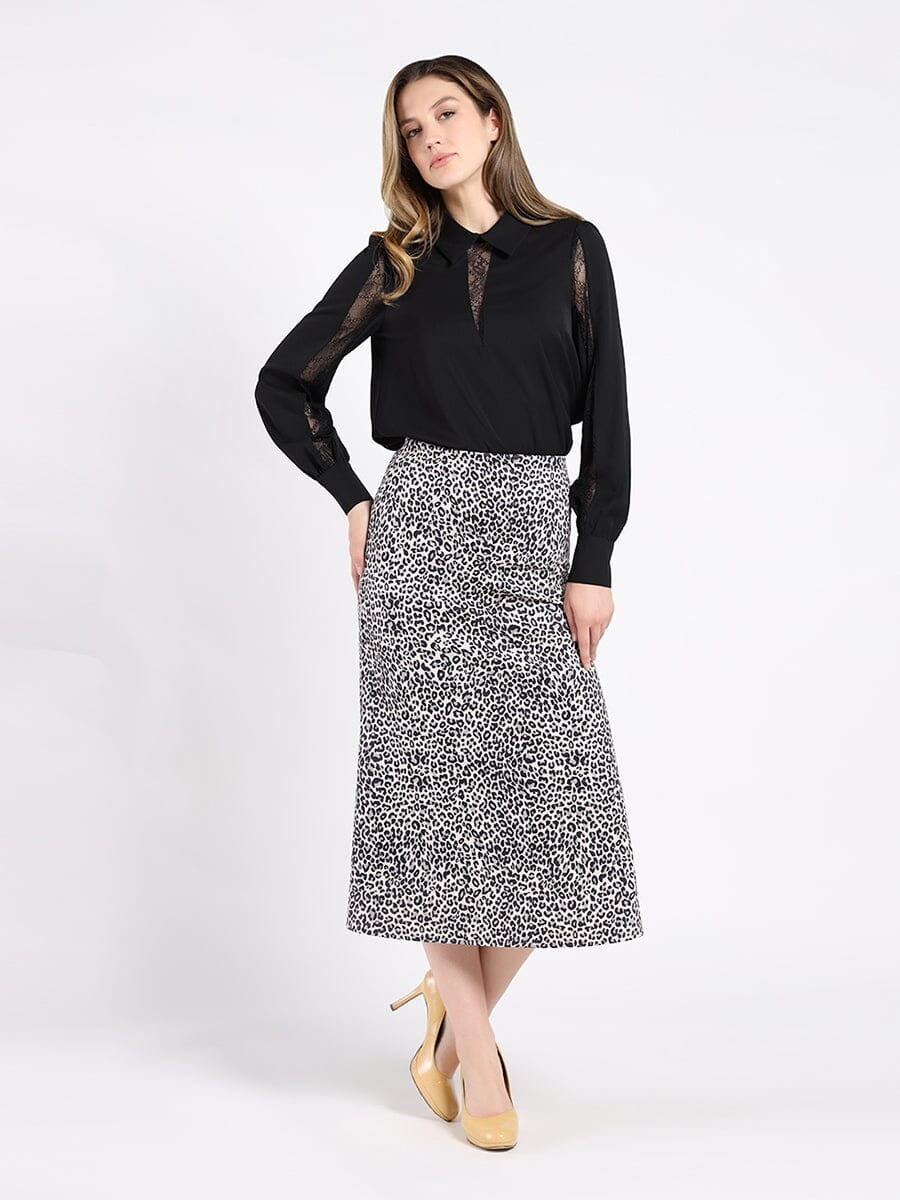 Enagua Animal Print Elegante