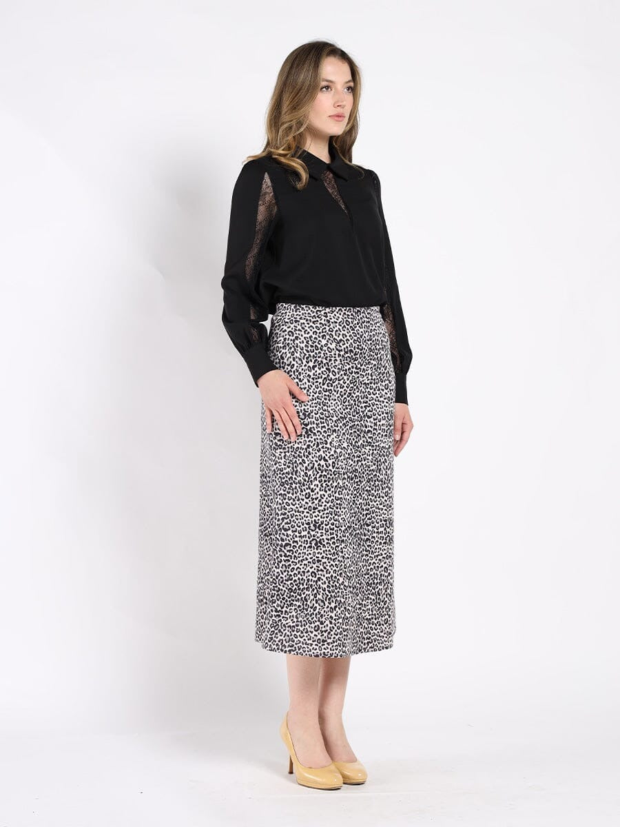 Enagua Animal Print Elegante