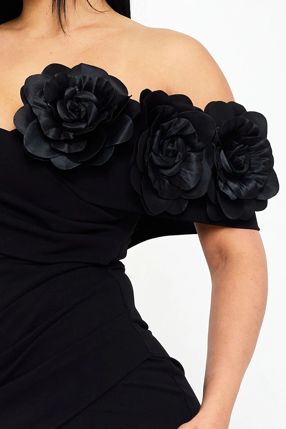 Vestido Largo de Fiesta en Negro