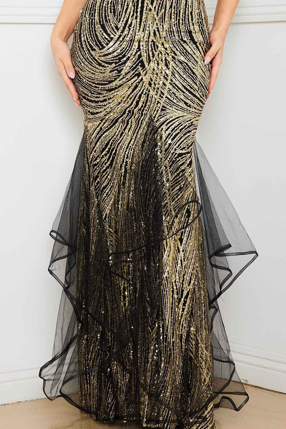 Vestido de Fiesta Totalmente en Lentejuela