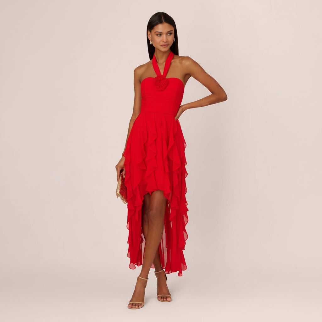 Vestido Midi rojo