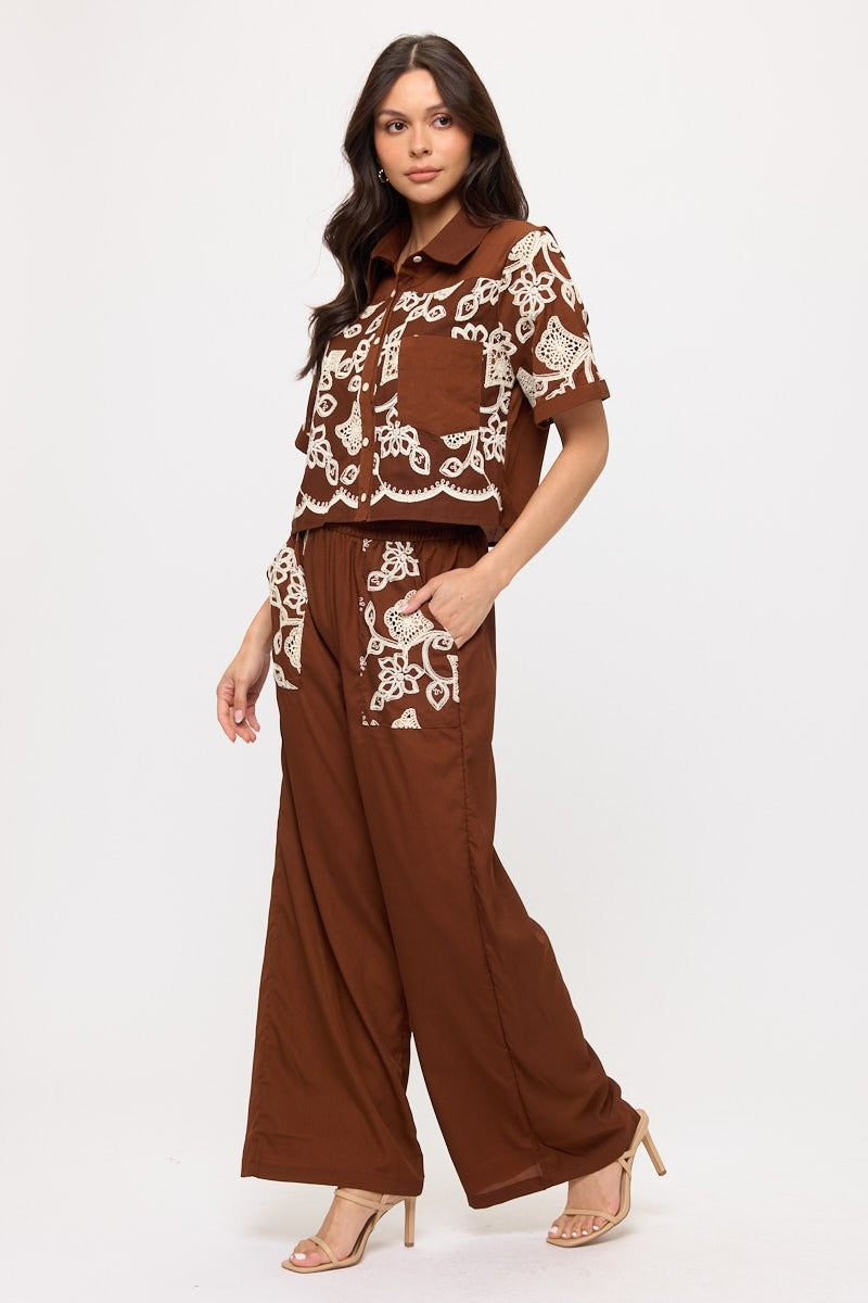 Conjunto Elegante de Dos Piezas
