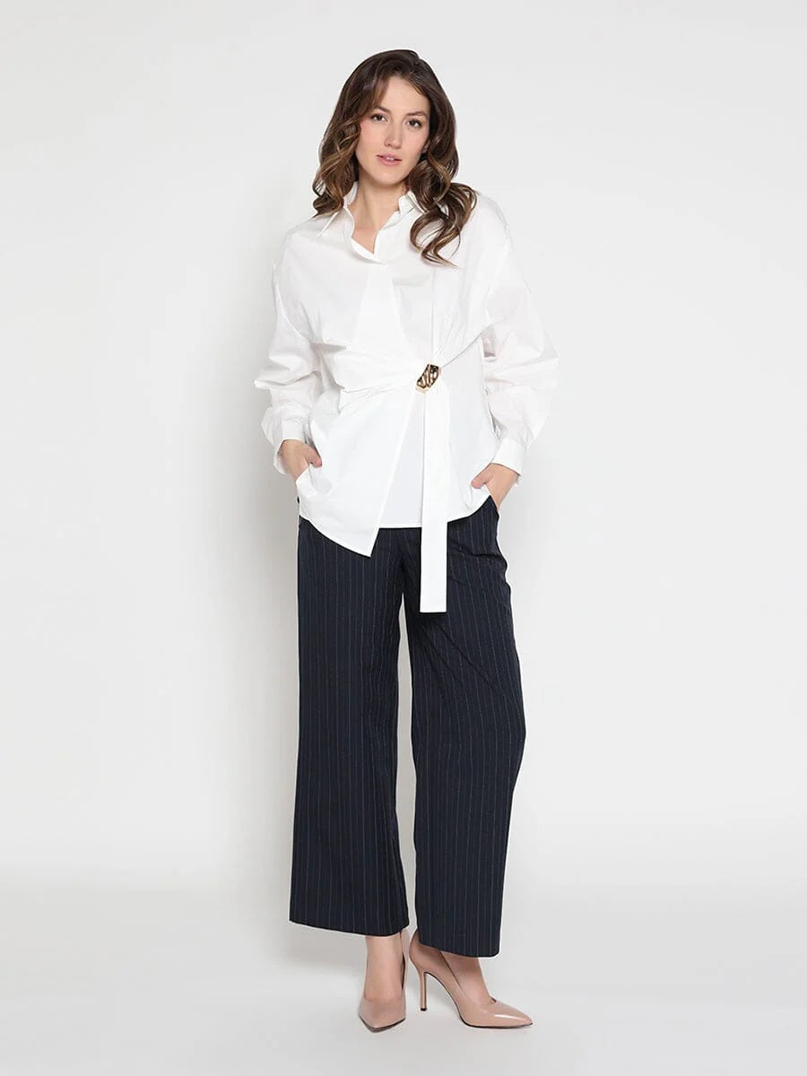 Blusa Blanca Premium con Detalles