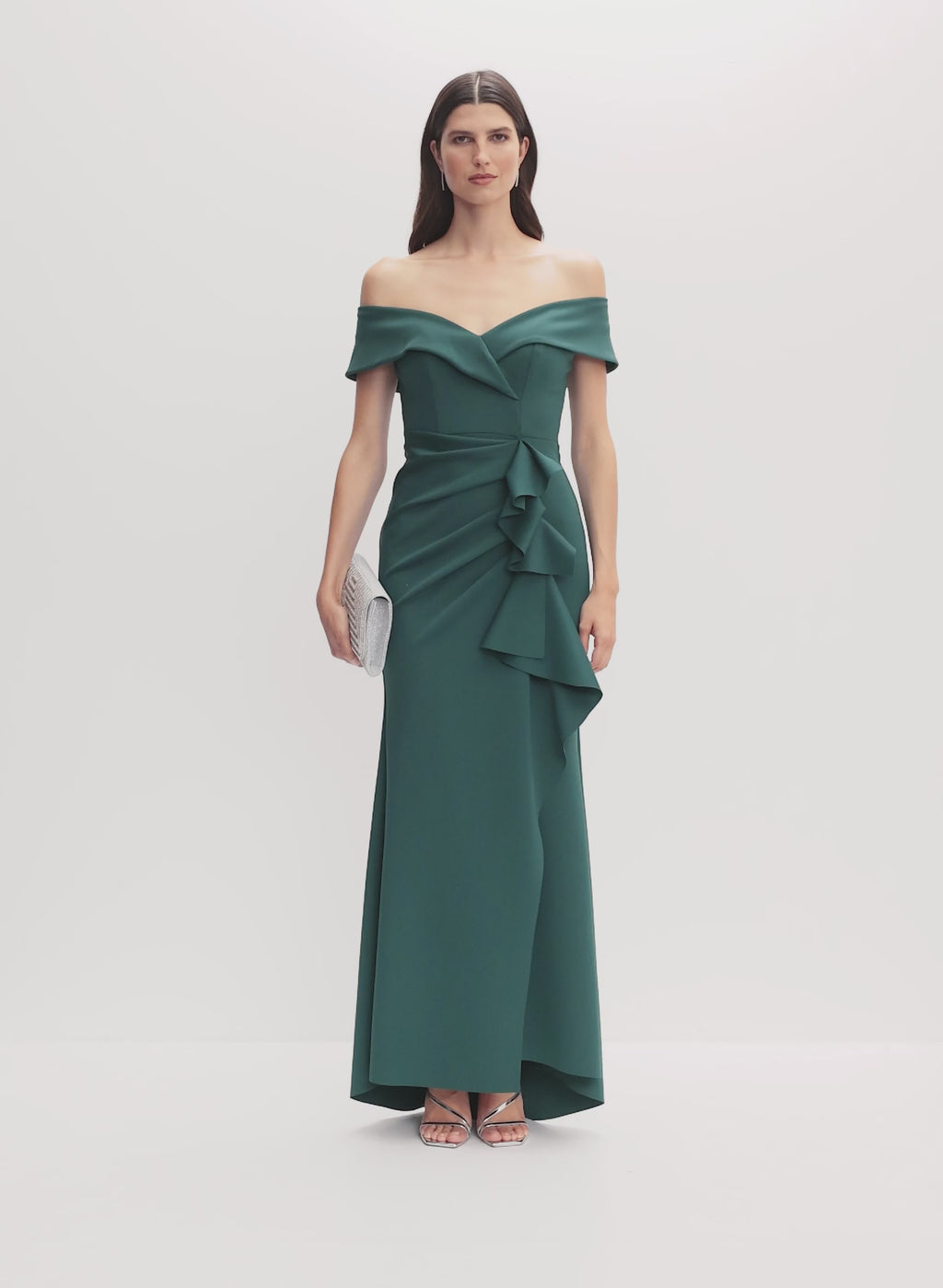 Vestido de Gala Verde Esmeralda