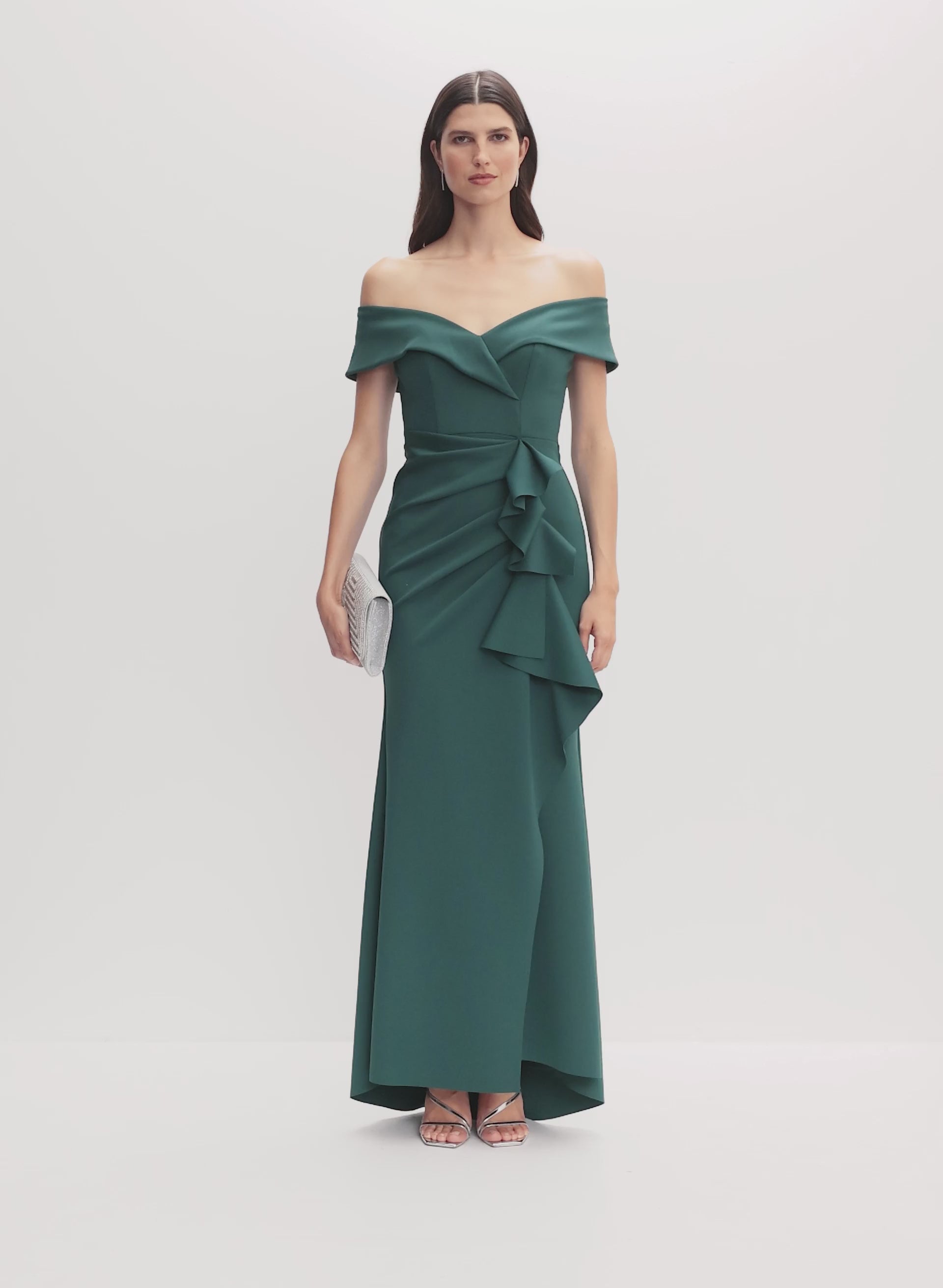 Vestido de Gala Verde Esmeralda